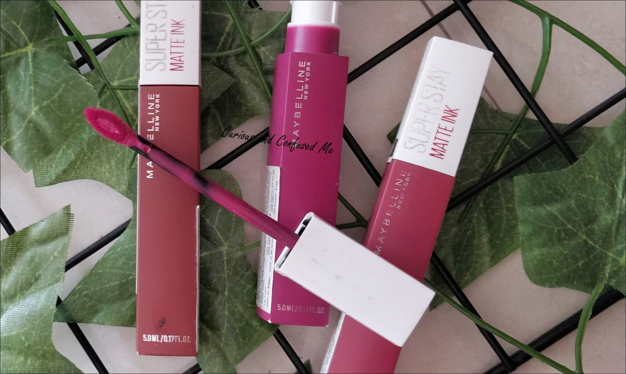 Maybelline New York Superstay Matte Ink Liquid lipstick Review – Curious  and Confused me